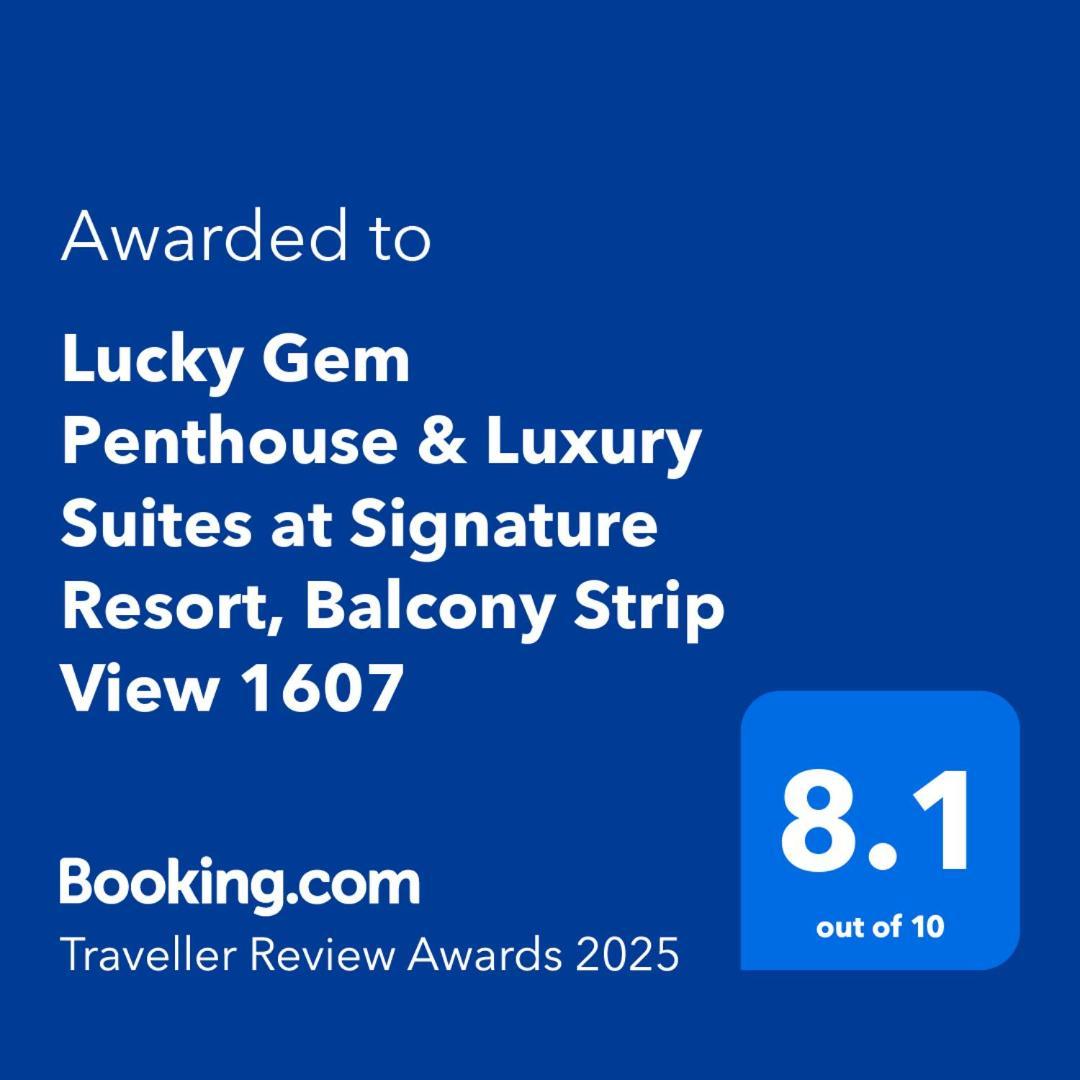 Lucky Gem Penthouse & Luxury Suites At Signature Resort, Balcony Strip View 1607 Las Vegas Luaran gambar